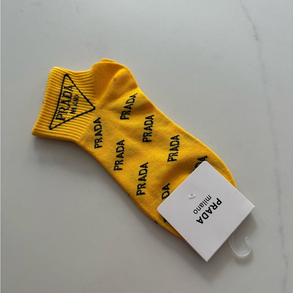Prada Yellow Socks